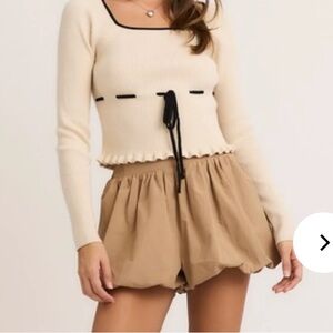 LE LIS Balloon Shorts